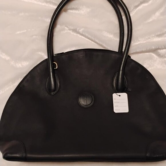 Very Rare Gucci Black Nubuck Leather M/L Vintage bag with COA EUC - Picture 1 of 10